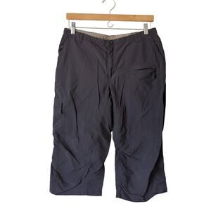 The North Face Womens Cropped Athletic Pants Nylon Outdoor Camping Hiking‎ 10